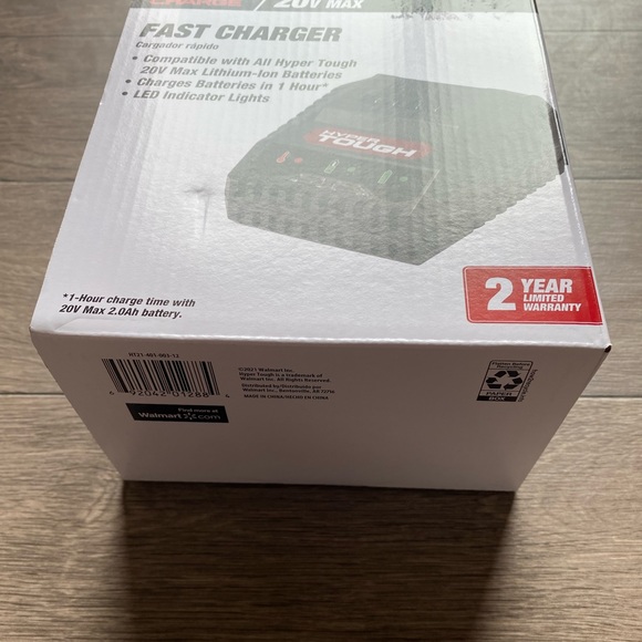 Hyper Tough 20v Fast Charger HT Charger LED Lights Full Compatible - Picture 6 of 8